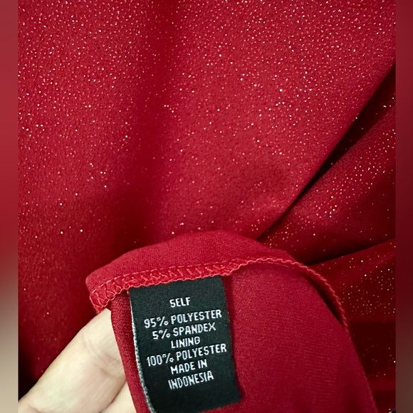 ❤️ Red Sparkly Dress 👗 XL - Picture 6 of 8